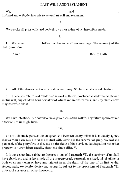 Alaska Joint Will For A Married Couple PDF
